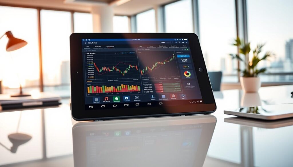 tablet interface navigation